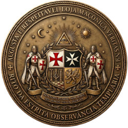 Selo da A∴R∴L∴M∴ Veritas nº4